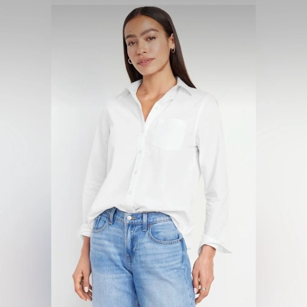 Crate & Barrel Shirt White LP - Picture 1 of 9